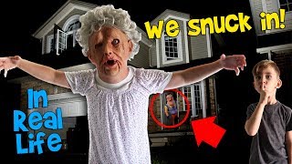 We Snuck Into DavidsTVs House Granny PRANK GONE WRONG [upl. by Oizirbaf]