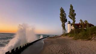 Point Betsie Lighthouse in Frankfort [upl. by Earehs]