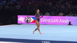 Aleah Finnegan Floor  2023 World Championships Qualifications [upl. by Assirialc]