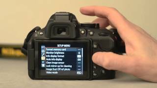 The Nikon D5200 Formatting the memory card  youtube [upl. by Vincelette379]