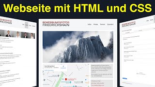 HTML und CSS Tutorial für Anfänger  Eigene Webseite erstellen [upl. by Mogerly787]