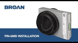 Broan® FRESH IN™ Motorized Supply Damper Installation Video [upl. by Nevets]