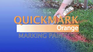 QuickMark™ WaterBased Temporary Marking Paint [upl. by Eetnwahs239]