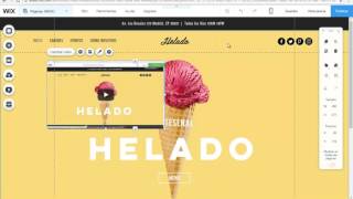 4 Tutorial WIX Agregar vídeos y enlaces exteriores [upl. by Remde]
