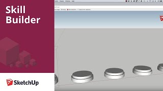 SketchUp Skill Builder Modeling a Chess Set Part 1  Pawn [upl. by Roach]