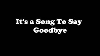 Placebo  Song To Say Goodbye Lyrics [upl. by Alicirp409]