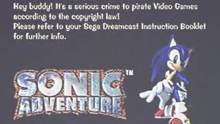 Sonic Adventure AntiPiracy Screen [upl. by Gervase226]