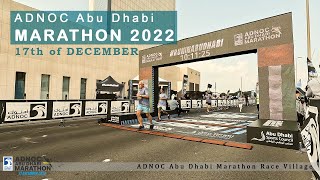 ADNOC Marathon  17 December 2022  ABU DHABI  UAE [upl. by Nyrol]