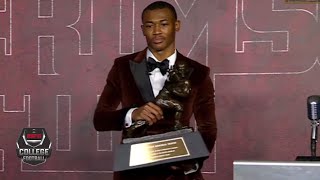 DeVonta Smith wins the Heisman Trophy  College Football on ESPN [upl. by Netsoj]