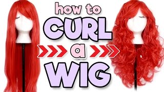 HOW TO CURL A WIG  Alexas Wig Series 8 [upl. by Ikkim]