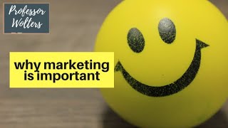 Why is Marketing Important It inspires people [upl. by Eelanej]