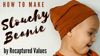 How To Make A Slouchy Beanie [upl. by Anilecram]