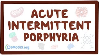 Acute Intermittent Porphyria  an Osmosis Preview [upl. by Alonso]