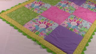 Easy Baby Quilt  The Sewing Room Channel [upl. by Noteloc486]