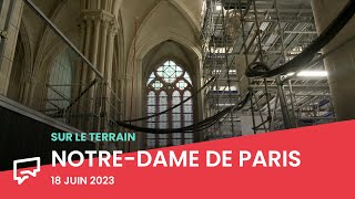 NotreDame de Paris  Reconstruction  Sur le terrain [upl. by Robillard588]