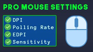 What the Pros are Using DPI Polling Rate EDPI  Mouse Settings [upl. by Adnawat]