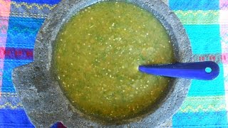 Mexican Salsa Verde Tomatillo Green Salsa  Salsa Verde [upl. by Ambrosi]