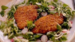 Crunchy chicken cutlets recipe  Simply Nigella Episode 2  BBC [upl. by Farah]