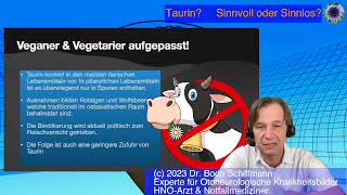 Dr Bodo Schiffmann taurin [upl. by Zenas]