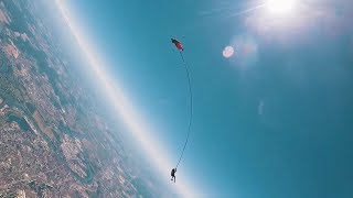 Worlds First Skydive Bungee Jump [upl. by Auqemahs170]