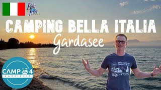 Camping Bella Italia Gardasee Vorstellung vom gesamten Campingplatz  Rundtour  Erfahrung und Test [upl. by Aleahcim]