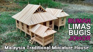 JOHOR Traditional House Replica Malaysia  Rumah Limas Bugis [upl. by Naitsirhk886]