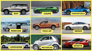 Different Types of Car Body Style  Every Car Shape Explained [upl. by Nnaul140]