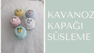 Kavanoz Kapağı Süsleme [upl. by Gibbie]