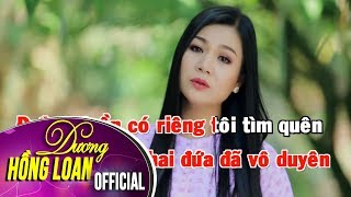 Tâm Sự Đời Tôi KARAOKE Beat gốc  Dương Hồng Loan [upl. by Lyrpa]