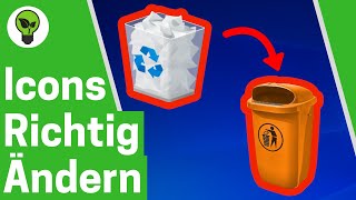 Windows 10 Icons Ändern ✅ ULTIMATIVE ANLEITUNG Wie Ordner Symbole amp Größe auf Desktop Verändern [upl. by Brentt]