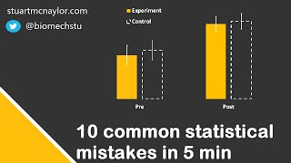 Ten Statistical Mistakes in 5 Min [upl. by Radferd866]