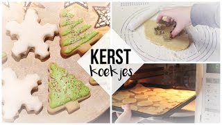 KERSTKOEKJES MAKEN EN VERSIEREN MET ROYAL ICING eiwitglazuur🎄✨  Vlogmas 14 [upl. by Ohl932]