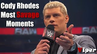 When Cody Rhodes Destroying WWE Wrestlers On The Mic [upl. by Nunnery]