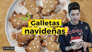 Cómo hacer Galletas de Jengibre navideñas Gingerbread man  Receta fácil [upl. by Minta]