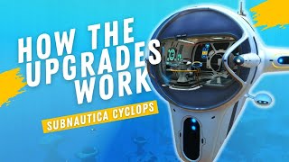 CYCLOPS UPGRADES GUIDE  Subnautica Guide [upl. by Ecirtnas]