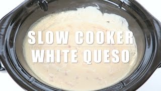 CrockPot® Slow Cooker White Queso Dip Recipe [upl. by Anurag]