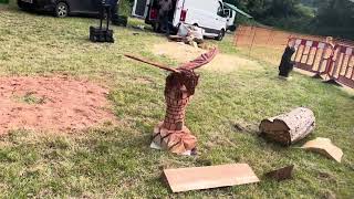 A fabulous range of wooden sculpture at Caerleon festival 2024 [upl. by Marena]