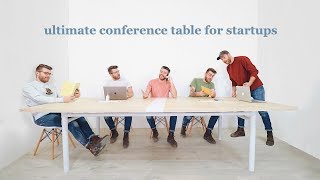 How To Build a Conference Table  Free Plans [upl. by Mitzl95]