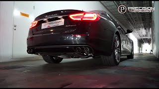 Maserati Quattroporte V6 30 Tubo w Valvetronic Fi EXHAUST X Precision Motorworks [upl. by Dray]