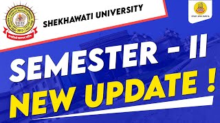 PDUSU SemesterII New Update😱  SEM 2 Exam Date  Semester Students Big Update [upl. by Amato586]