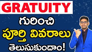 Complete Details About Gratuity in Telugu  How to Calculate Gratuity l Tax Calculation on Gratuity [upl. by Nahgen]