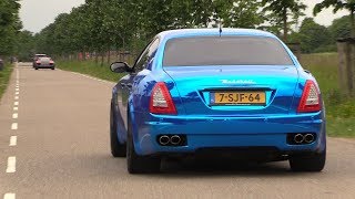 Maserati Quattroporte 42 V8 with Straight Pipes  LOUDEST EVER [upl. by Cheslie]