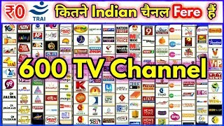 List of all Indian Free TV Channels with name amp logoTRAI DTH rule free Channels [upl. by Emmalynn]