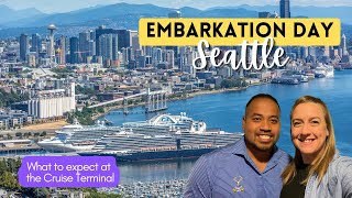 Embarkation Day Seattle  What to expect boarding your Alaska Cruise  Royal Caribbean [upl. by Aleak]