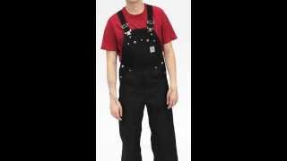 Carhartt Black Overalls for Men [upl. by Odanref958]