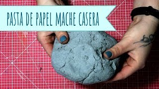 Como hacer papel mache casero  How to make papier mache or paper pulp El Rincón de Noe [upl. by Jewelle]