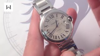 Cartier Ballon Bleu Automatic 42mm Luxury Watch Reviews [upl. by Adnoral]