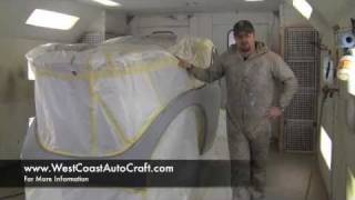 Part 1 How To Spray Candy Paint By West Coast Auto Craft [upl. by Akinuahs]