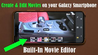 The Hidden Video Editor App on your Samsung Galaxy Smartphone S21 S20 Note 10 S10 and more [upl. by Hcra]