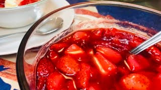 Quick amp Easy STRAWBERRY TOPPING recipe [upl. by Aeslehs147]